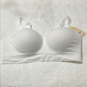 True kind 2XL Double Layer White Seamless Bra